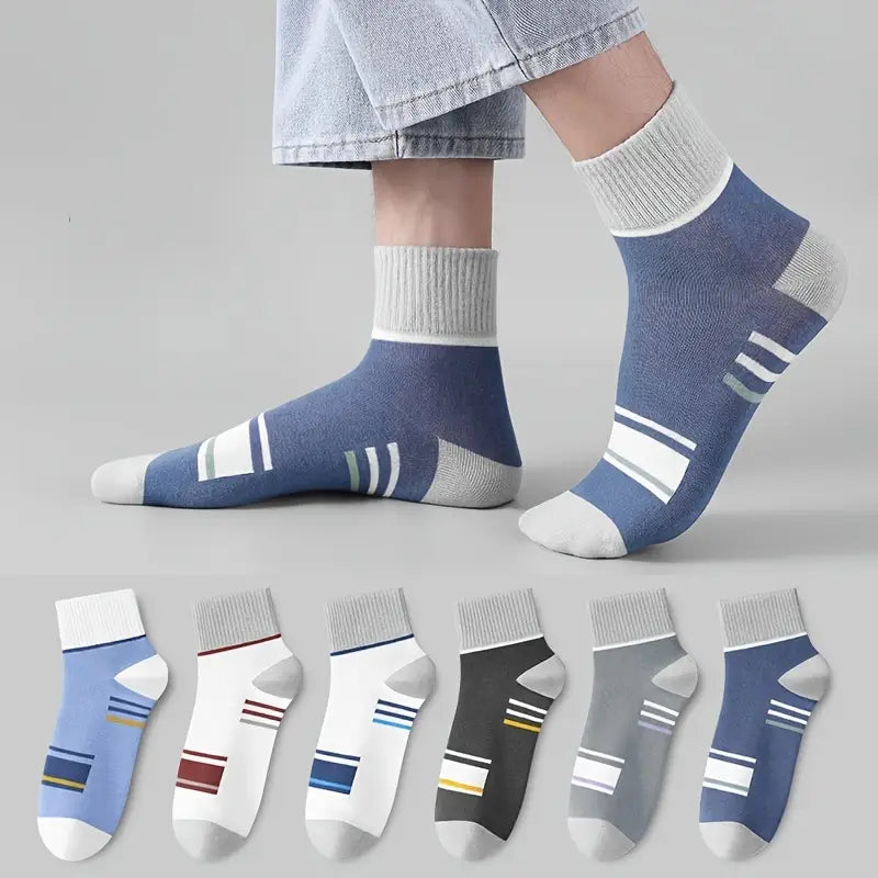 Premium Striped Unisex Edition Socks: Comfortable, Durable, Stylish Everyday Footwear